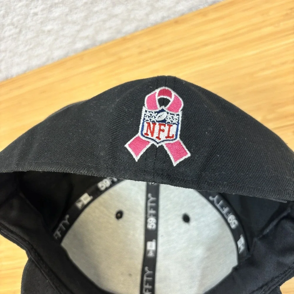 San Francisco 49ers New Era 59fifty Breast Cancer Awareness Hat Fitted Sz 7 3/4